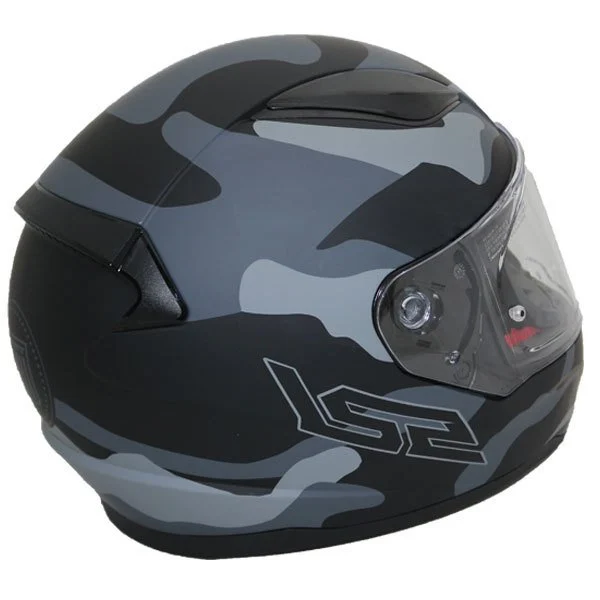 LS2 RAPİD ARMY CAMO KAPALI KASK - Resim 2