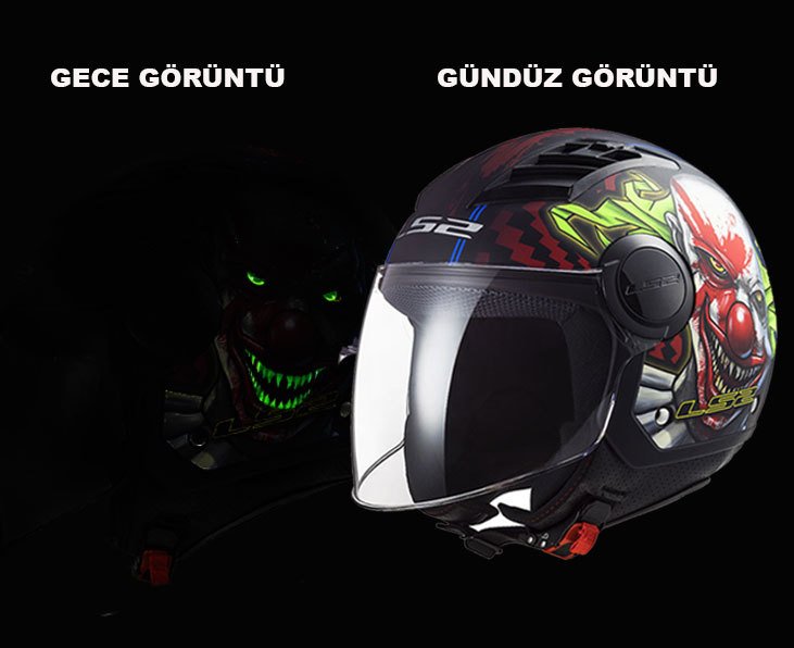 LS2 AIRFLOW HAPPY DREAMS AÇIK KASK - Resim 5