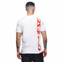 DAİNESE BİG LOGO BEYAZ BİSİKLET YAKA KISA KOL TSHİRT - Resim 5