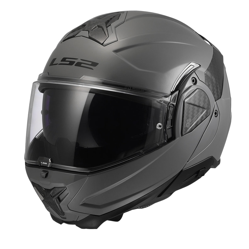 LS2 ADVANT 2 ÇENE AÇILIR NARDO GRİ KASK