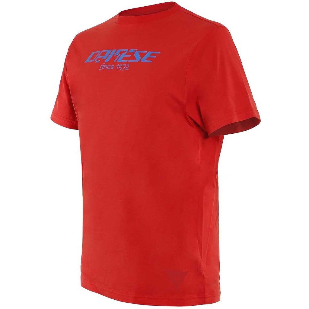 DAİNESE ESSENCE WORDMARK KIRMIZI BİSİKLET YAKA KISA KOL TSHİRT 