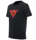DAİNESE LOGO SİYAH BİSİKLET YAKA KISA KOL TSHİRT 