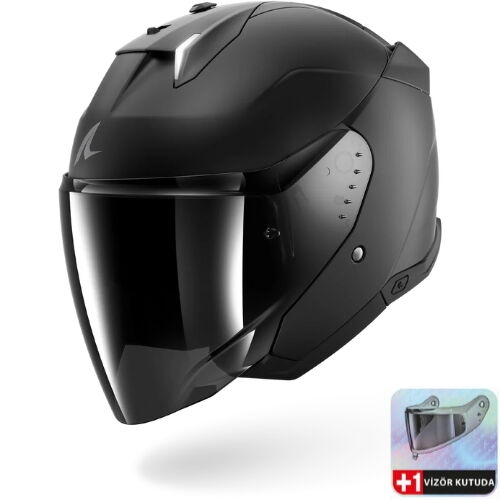 SHARK SKWAL İ3 JET DARK SHADOW MAT AÇIK KASK
