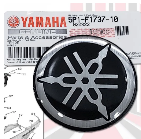 YAMAHA DAMLA LOGO STİKER 