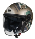 MT AVENUE SİDEWAY GOLD GÜNEŞ VİZÖRLÜ YARIM KASK