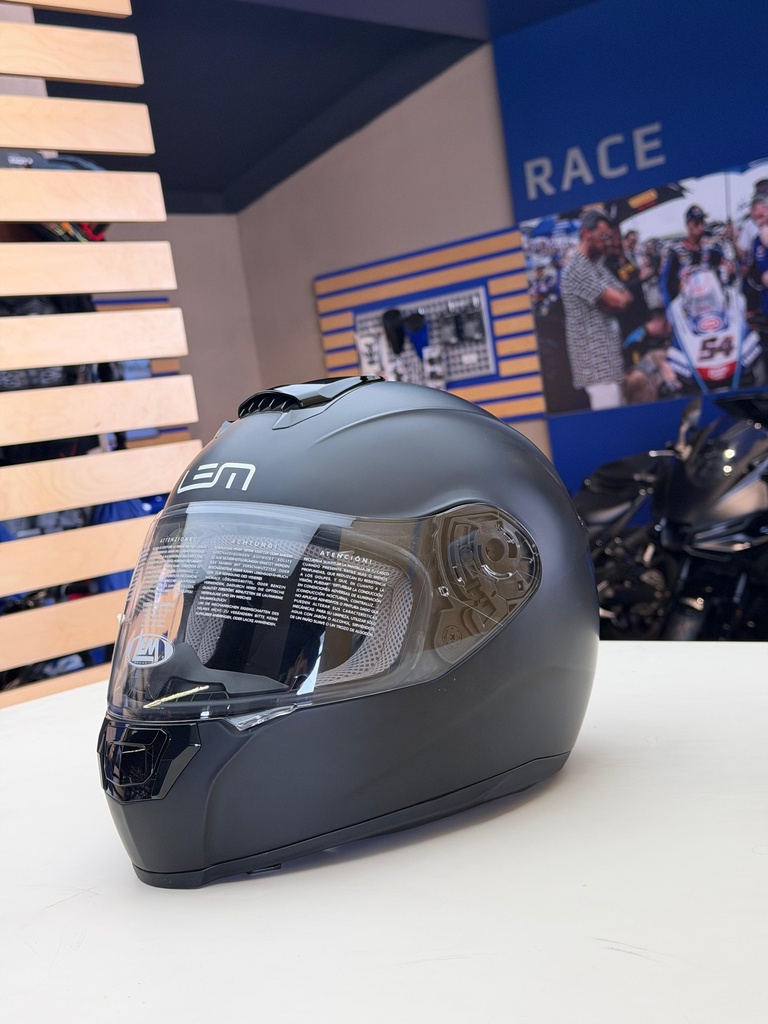 LEM STAR 140 MAT SİYAH FULL FACE KASK 