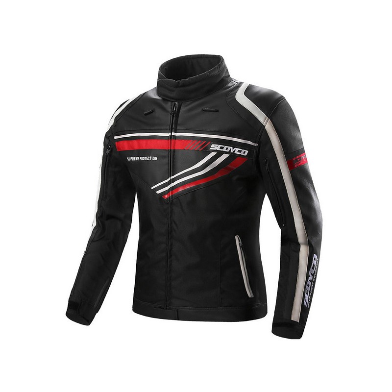 SCOYCO JK37 4 MEVSİM KORUMALI YARI DERİ MONT