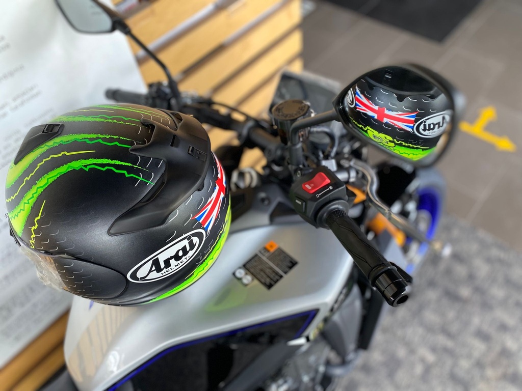 ARAI CHASER-V CRUTCHLOW YELLOW KAPALI KASK