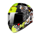 MT TARGO CRAZY DOG NEON KAPALI KASK
