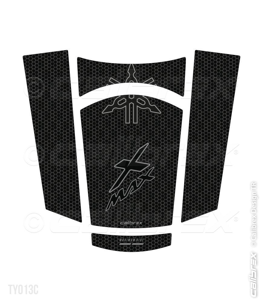 YAMAHA XMAX 250 300 TANKPAD 2018-2023 CALİBREX KARBON TY013C