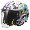 LS2 FUNNY 2 NEXT LEVEL BEYAZ ÇOCUK YARIM KASK 