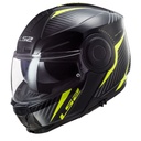 LS2 SCOPE SKID SİYAH-NEON SARI ÇENE AÇILIR KASK