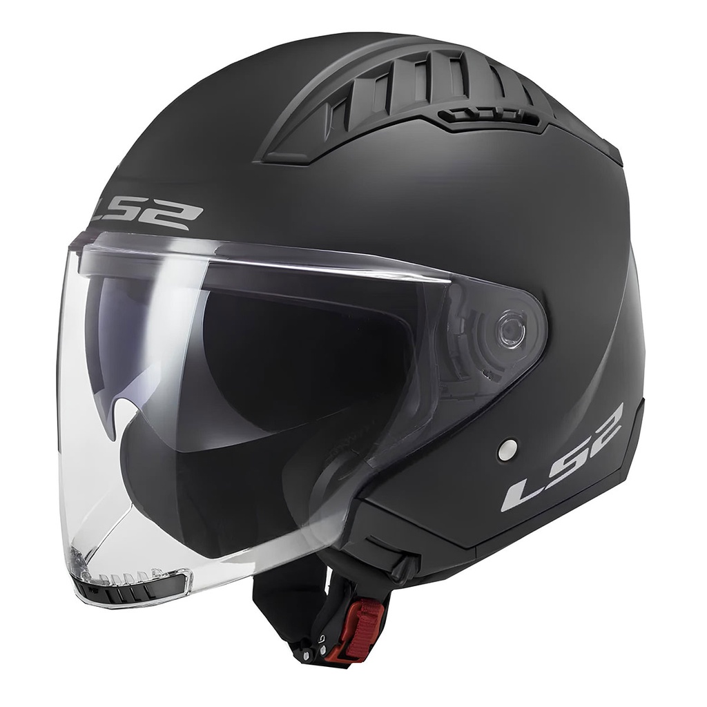LS2 COPTER 2 MAT SİYAH AÇIK KASK