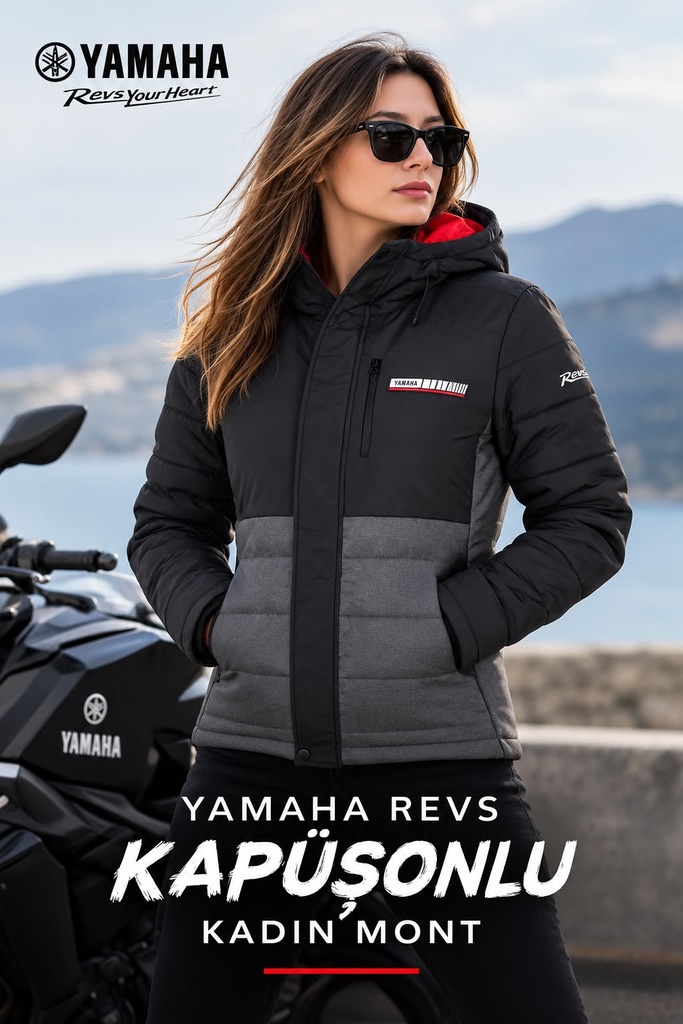 YAMAHA REVS KAPÜŞONLU KADIN MONT