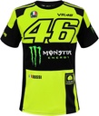 VR46 MONSTER AGV NEON SİYAH TSHİRT 