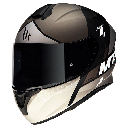 MT TARGO RİGEL MAT SİYAH GRİ KAPALI KASK