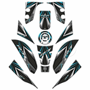 YAMAHA R7 2021-2024 UYUMLU FULL TANK PAD SET 005 