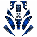 YAMAHA R7 2021-2024 UYUMLU FULL TANK PAD SET 003 