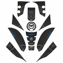 YAMAHA R7 2021-2024 UYUMLU FULL TANK PAD SET 002 