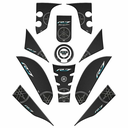 YAMAHA R7 2021-2024 UYUMLU FULL TANK PAD SET 001 